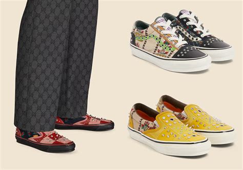 รองเท า gucci x vans|Gucci X van.